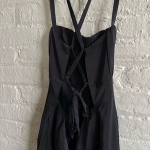 Black strappy Abercrombie dress